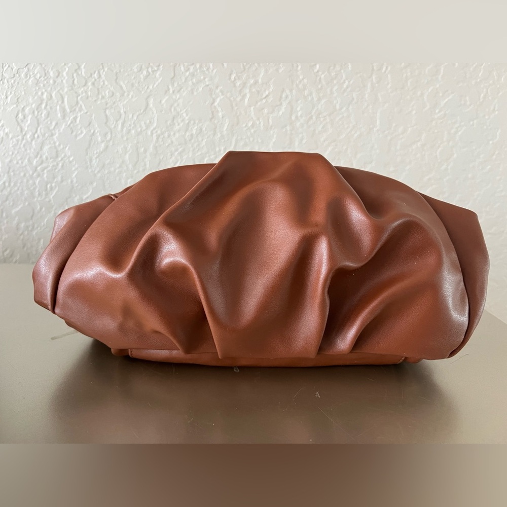 ASOS Burnt Sienna Brown Slouch Clutch